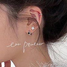 Ear Partner 簡約可愛時尚愛心耳環 易扣式S925銀針耳環女 Ins冷淡風輕奢高級感心形耳環 學生閨蜜耳扣耳飾 歷史價格詳細信息
