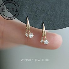 「匠心·純銀耳飾」獨奏曲~S925銀鍍18K金 交叉雙排鑽耳扣 實心小耳扣 精緻通勤款麻花耳環 XZM 歷史價格詳細信息