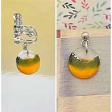 琉璃耳環 橘子汁 窗花復古耳環 手作飾品 醫療鋼耳環 歷史價格詳細信息
