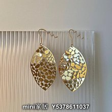 mini家居 空心形鏤空鍍白金耳環方圓臉天菜耳鉤直穿簡約冷淡風愛心耳圈百搭bw 歷史價格詳細信息