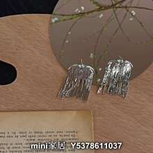 mini家居 小火柴十字交叉金屬耳環黑瑪瑙平衡球極簡未來設計感耳釘bw 歷史價格詳細信息