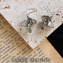 mini家居 小火柴十字交叉金屬耳環黑瑪瑙平衡球極簡未來設計感耳釘bw 歷史價格詳細信息