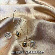 mini家居 雙球仿黑瑪瑙極簡高級感耳釘法式復古美人風情耳環s925銀bw 歷史價格詳細信息