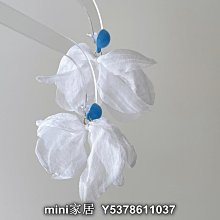 mini家居 奶藍茶花法式中古風耳環女個性夸張復古圓球耳墜百搭耳夾bw 歷史價格詳細信息