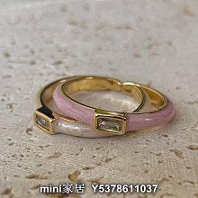 滴釉棋盤格戒指女2023年新款潮小眾設計感食指戒指輕奢高級感戒子 歷史價格詳細信息