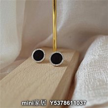 mini家居 小火柴十字交叉金屬耳環黑瑪瑙平衡球極簡未來設計感耳釘bw 歷史價格詳細信息