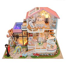 手工屋小店製作房子拼圖拼裝模型兒童玩具生日女孩 歷史價格詳細信息