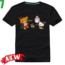 【拉拉熊 懶懶熊 輕鬆熊 Rilakkuma】【男生版M尺寸】短袖卡通動畫系列T恤(現貨供應 下標後可以立即出貨) 歷史價格詳細信息