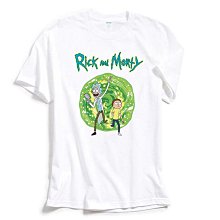 瑞克與莫蒂T恤Rick和Mort純棉短袖男女打底衫百搭休閑寬松上衣潮#男裝 歷史價格詳細信息