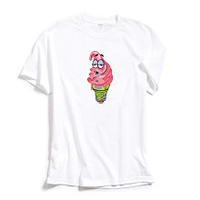 派大星T恤卡通動漫寬松海邊度假休閑短袖上衣男女學生潮牌痛衣服#皇運 歷史價格詳細信息