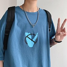 FINDSENSE X  男女情侶涂鴉字母愛心短袖T恤 歷史價格詳細信息