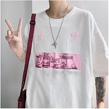 FINDSENSE X  男女情侶涂鴉字母愛心短袖T恤 歷史價格詳細信息