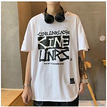 FINDSENSE X  男女情侶涂鴉字母愛心短袖T恤 歷史價格詳細信息