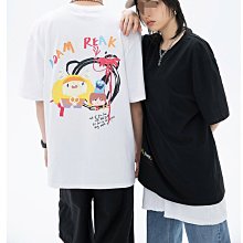 FINDSENSE X  男女情侶涂鴉字母愛心短袖T恤 歷史價格詳細信息