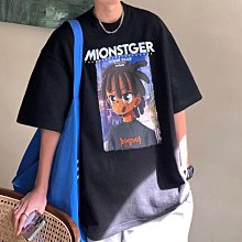 FINDSENSE X 韓潮 街頭時尚 寬鬆大尺碼 美女愛心印花 男士 短袖T恤 學生短T 歷史價格詳細信息