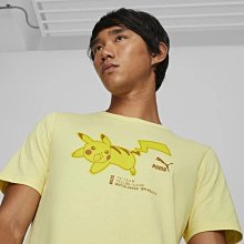 PUMA 短袖上衣 Pokemon系列短袖T恤(M) 男 53654769 黃色 歷史價格詳細信息