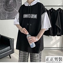 夏季新款短袖連帽t恤男韓版潮流夏天拉鏈開衫衛衣學生半袖外套潮 歷史價格詳細信息