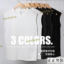 夏季美式運動健身背心男士短袖汗衫阿美咔嘰無袖坎肩T恤男打底衫-正正男裝 價格比較,價格查詢,歷史價格詳細信息