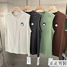 背心男士夏季純棉寬松大碼無袖t恤男裝潮牌韓版個性運動坎肩上衣-毛毛男裝 歷史價格詳細信息