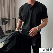 美式復古重磅短袖t恤男polo衫成熟穩重顯健身運動硬漢亨利衫  　　　　　　　　　　　　　　　　　　　　　　　　物-正正男裝 價格比較,價格查詢,歷史價格詳細信息