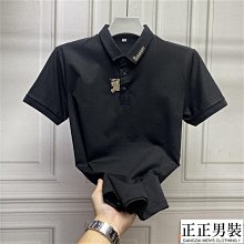 夏季 短袖T恤男 男士POO衫 短袖POO衫 商務POO衫 工作服 運動 跑步 健身 立領上衣男-正正男裝 歷史價格詳細信息