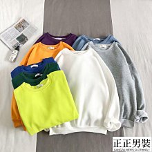 大學T 正韓 簡約ATELIER文字印花 寬鬆落肩刷毛長袖T 衛衣【PA09034】現貨＋預購 情侶 歷史價格詳細信息