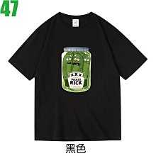 瑞克與莫蒂T恤Rick和Mort純棉短袖男女打底衫百搭休閑寬松上衣潮#男裝 歷史價格詳細信息