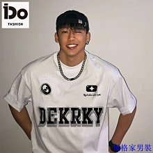 國潮夏季印花短袖t恤男女寬鬆情侶美式街頭復古休閒半袖體恤 歷史價格詳細信息