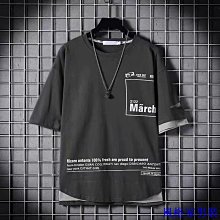 假兩件 手臂破洞 潮街區歐美街頭潮流 大學T 短袖T恤男生衣著短袖學生街舞休閒半袖短袖上衣 男女情侶寬鬆落肩【滿299元發貨】 價格比較,價格查詢,歷史價格詳細信息