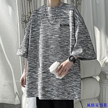 夏季寬鬆短袖體恤草莓熊印花大尺碼短袖T恤 加大加肥超波百搭情侶衣服 歷史價格詳細信息