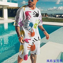 2024夏季3d數碼印花男女短袖t恤親子裝可來圖生產 歷史價格詳細信息