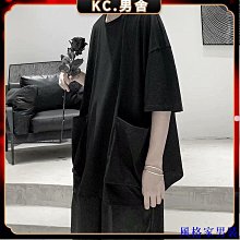 夏季大口袋短袖t恤 男生簡約百搭痞帥ins原宿港風圓領五分袖 短袖男 男t 男生T恤 歷史價格詳細信息