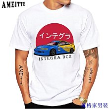 新款夏季汽車印花五分袖短袖T恤男潮流寬松休閑男半袖體恤情 歷史價格詳細信息