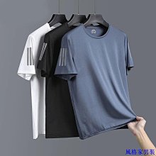 運動t恤男短袖速乾透氣背心圓領薄款寬鬆健身衣夜視反光跑步上衣~鑫星精選 歷史價格詳細信息