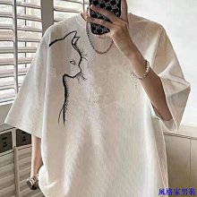 夏季短袖襯衫男港風格子寬松潮牌半袖襯衣百搭潮流休閑青少年上衣 大尺碼襯衫男 短袖襯衫 男生襯衫-MINTS名仕男裝 歷史價格詳細信息