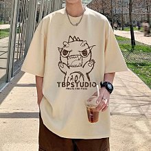 夏季新款華夫格體恤素色淨版寬鬆上衣短袖圓領休閒男女同款-彩虹優選 歷史價格詳細信息