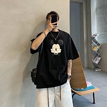 設計感T恤男短袖夏季潮牌ins刺繡polo衫小眾情侶裝翻領短袖上衣服-22號穿搭 歷史價格詳細信息