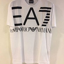 EA7 EMPORIO ARMANI 寬版肩線燙金短T 黑色 歷史價格詳細信息