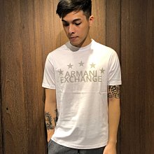 美國 Armani Exchange AIX 男款 短袖黑底銀字母T恤 size M 歷史價格詳細信息