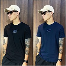 美國 Armani Exchange AIX 男款 短袖黑底銀字母T恤 size M 歷史價格詳細信息