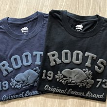新款! 加拿大 ROOTS 海貍 R牌 男款 經典 LOGO 黑色 藏青色 立體文字 短袖 短T T恤 (M) 價格比較,價格查詢,歷史價格詳細信息