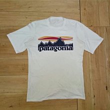現貨-Patagonia 波浪涂鴉標志三色前后大型圖片修身版棉短袖休閑短袖簡約 歷史價格詳細信息