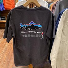 現貨-Patagonia 戶外運動后山圖案復古男士和女士短袖T恤簡約 歷史價格詳細信息