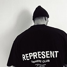 REPRESENT小天使英文印花美式街頭嘻哈男女寬松純棉圓領短袖T恤 歷史價格詳細信息