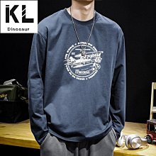 潮男長袖T恤男秋冬季潮流百搭圓領內搭打底衫男士修身帥氣體恤裝男性衣服上衣T恤男裝休閒服裝-正正男裝 歷史價格詳細信息