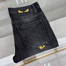 新款時尚牛仔褲男百搭秋款潮流拼接做舊藍色個性韓版修身小腳長褲 歷史價格詳細信息