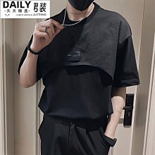 設計感T恤男短袖夏季潮牌ins刺繡polo衫小眾情侶裝翻領短袖上衣服-22號穿搭 歷史價格詳細信息