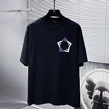 Fendi 新款短袖Tshirt T恤 精緻提花 黑色小扣標 完美???? 經典Logo圖案 超好看  男女同款 歷史價格詳細信息
