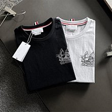 代購 熱銷#ThomBrowne胸口帆船刺繡休閑短袖t恤男女款簡約圓領半袖 價格比較,價格查詢,歷史價格詳細信息