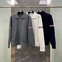 代購 熱銷#ThomBrowne龍蝦提花圓領毛衣男女同款四道杠休閑套頭羊毛針 歷史價格詳細信息